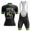 Abbigliamento da Ciclismo Donna Set Pantaloncini con Bretelle Maglietta Manica Corta Asciugatura Rapida Mountain Bike