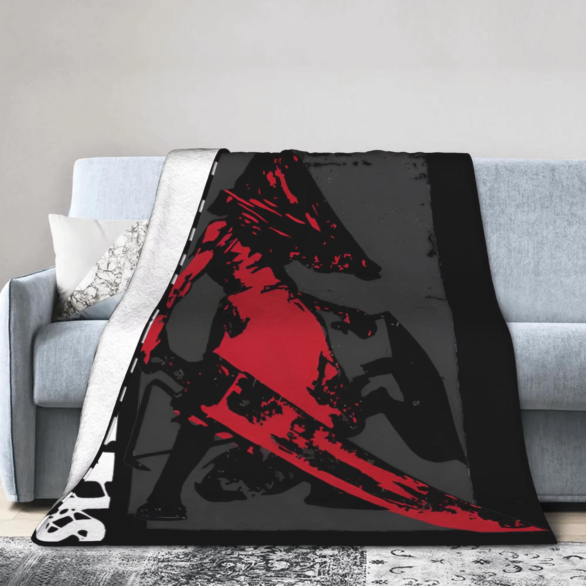 Silent Hill 2 Red Pyramid Thing Blanket - Premium Flannel Fleece Super Soft Cozy Plush Bed Throw 75cmx90cm