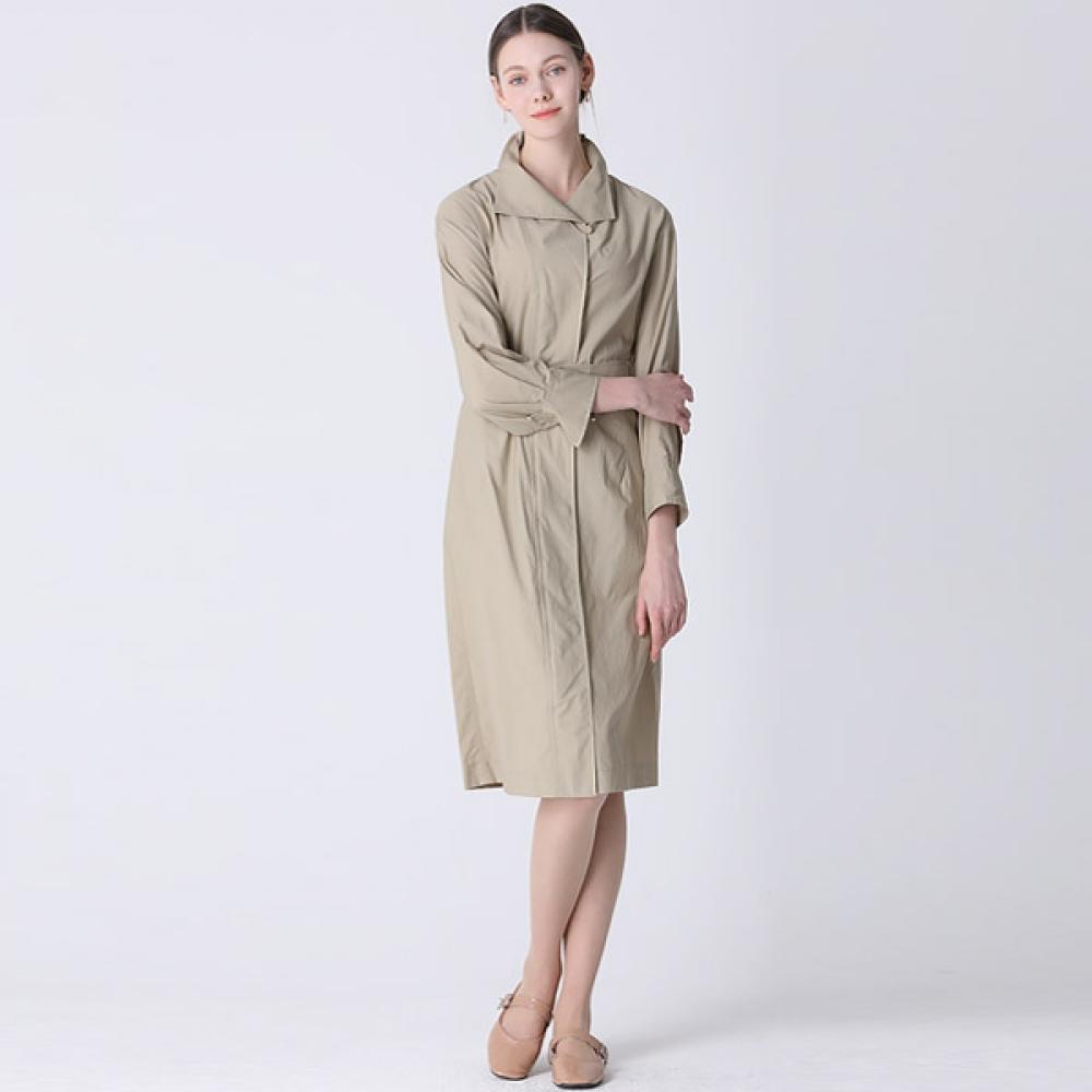 

She S miss SenSual Женственное платье из хлопка с поясом beige (BE)/55