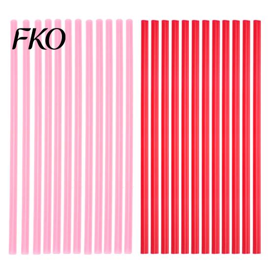 Comfortable Lip Straw Heart Shaped Straws, Food Safe PP Disposable Drinking Rounded Pink Gradient Design Sip Straws for Cocktail, Birthday Party Love