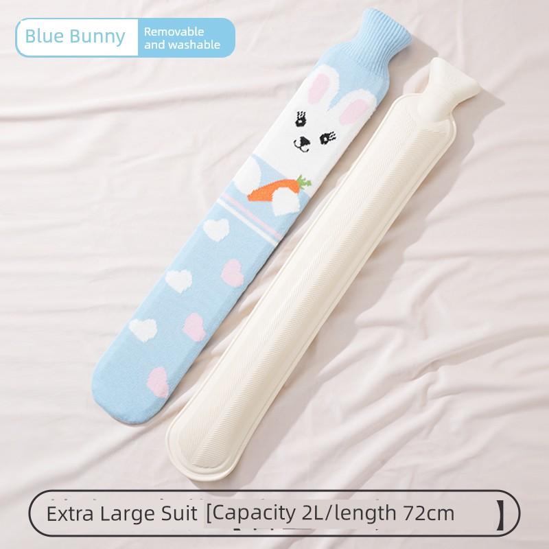 Extra Large Bed Special Hot Water Bag over Long Clause Hot-Water Bag Water Injection Irrigation Thickened Sleep Fantastic Foot Warming Appliance