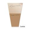 Sacchetto Trasparente Floreale Stile Cinese - Carta Kraft Impermeabile