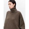 Thickened Turtleneck Sweater Women's Loose Lazy Knit Silhouette Sweater European Products