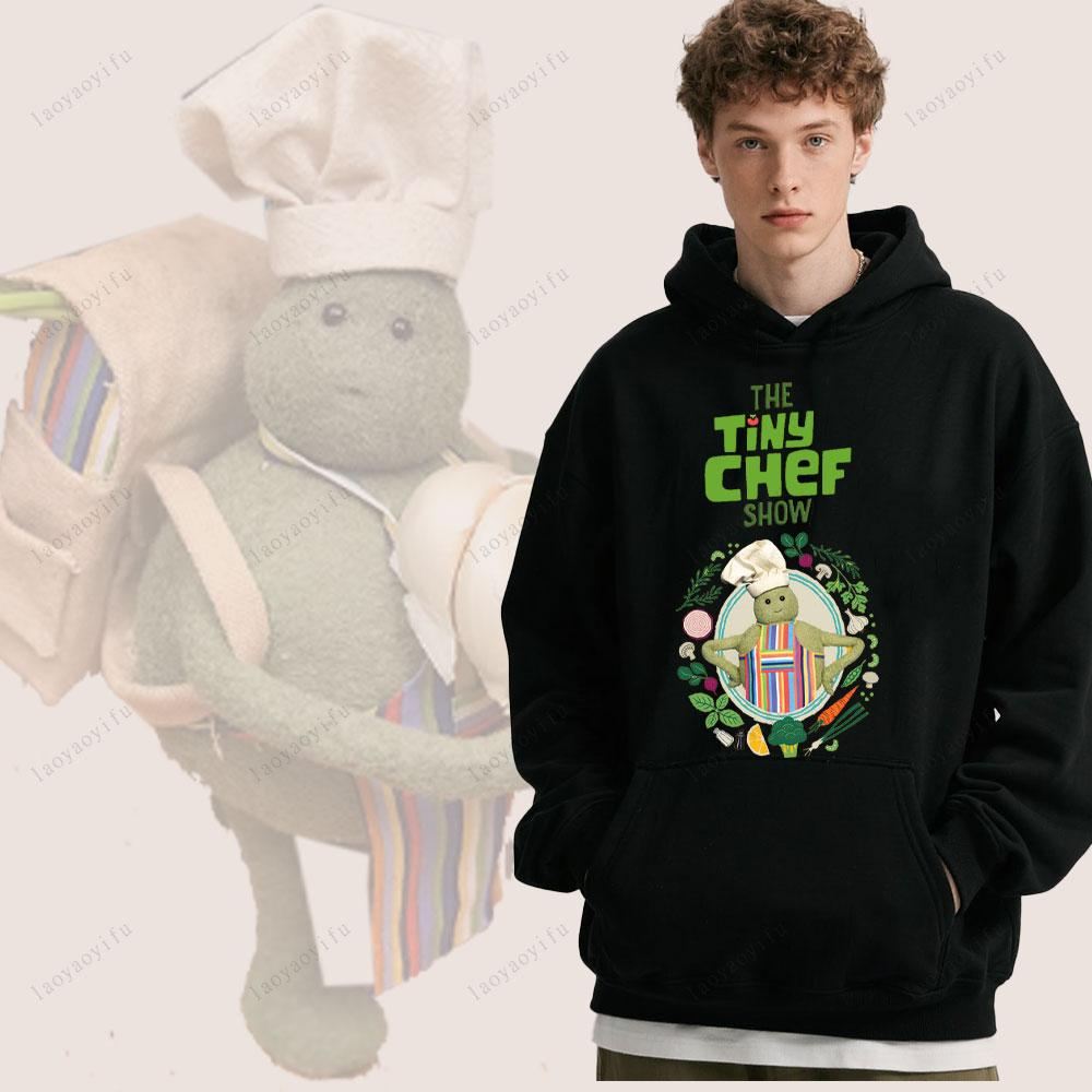

The Tiny Chef Show Cute Kawaii Men s Hoodie for Autumn and Winter Loose and Casual Off-the-shoulder Pullover Stree Tstyle 3XL