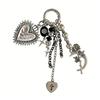 Portachiavi Cuore Spinoso alla Moda Fascino Elegante per Borsa Accessori Estetici Portachiavi Ciondolo Stiloso per Borsa per Ragazze Trendy