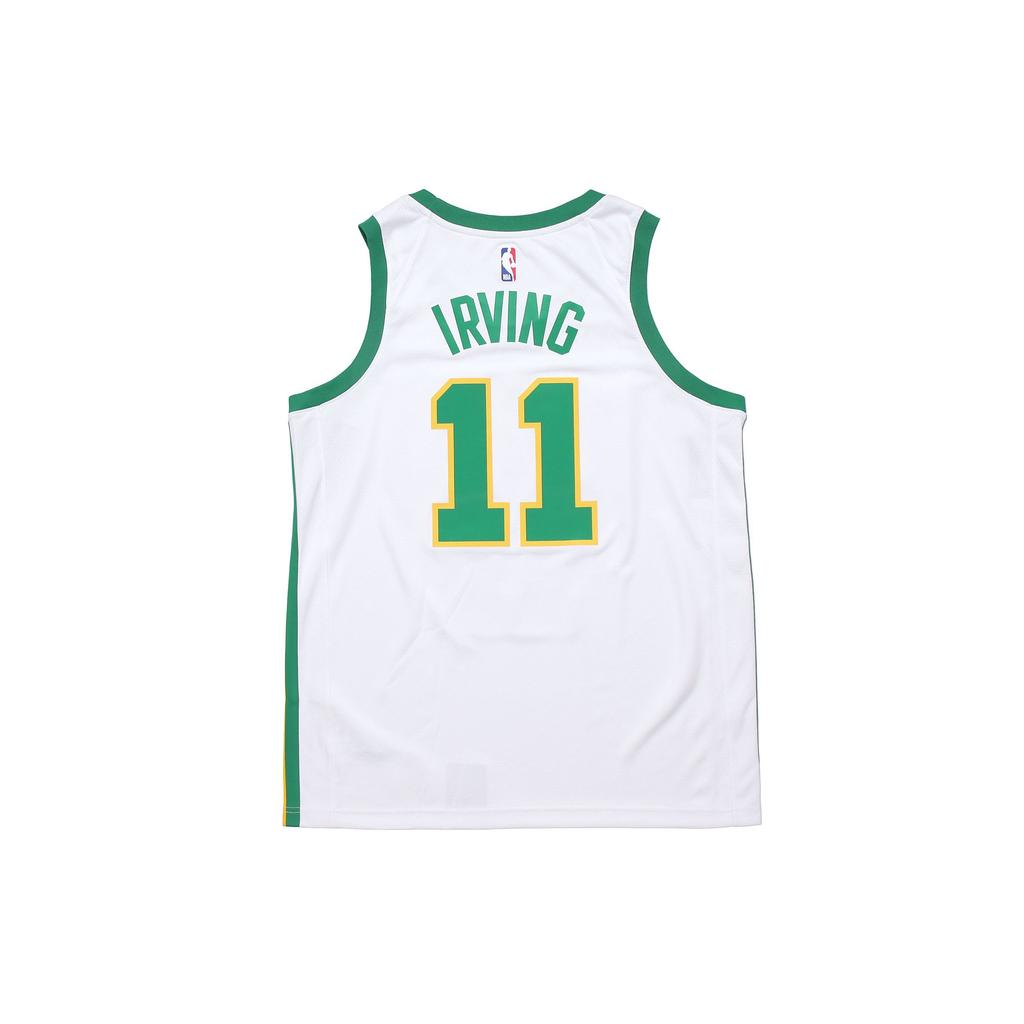 Nike NBA Jersey 18-19 Season Kyrie Irving Boston Celtics City Edition Men Tops White Green AJ4596-101