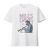 Vintage Retro Miles Davis Jazz Trumpet Musician Print Casual T Shirt vintage Washed Breathable Comfortable streetwear Stretched