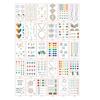 Mini Color Tattoo Stickers for Fingers, Ankles, Shoulders, Arms, Legs, Hearts, Flowers, Cute Tattoos, Disposable Stickers 30 Pcs Hyuna Mini Tattoo