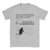 T-shirt da Uomo Pinguino Nichilista 100% Cotone Abbigliamento Casual Manica Corta Girocollo T-shirt 4XL 5XL T-shirt