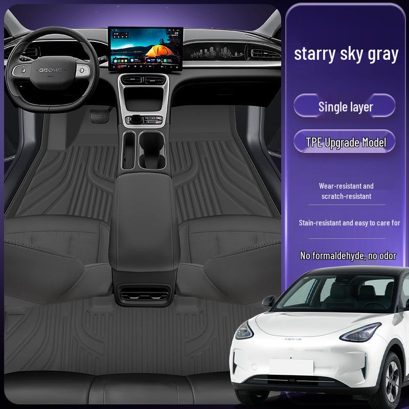 Geely Vision Индивидуальные Водонепроницаемые и Пылезащитные Экологичные Двухслойные Коврики в Салон