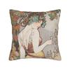 Alphonse Mucha (  )  Pillowcase Polyester Cushion Cover Decorations  Throw Pillow Case Cover Chair Zippered Xcm
