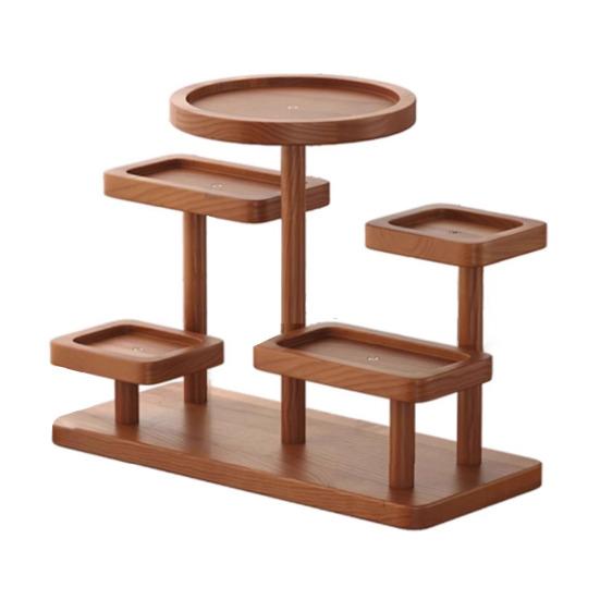 Entryway Key Holder Wooden Key Dish with Hooks Rustic Style Jewelry Dish Table Top Organizer for Keys Jewelry Glasses Watches Vanity Storage