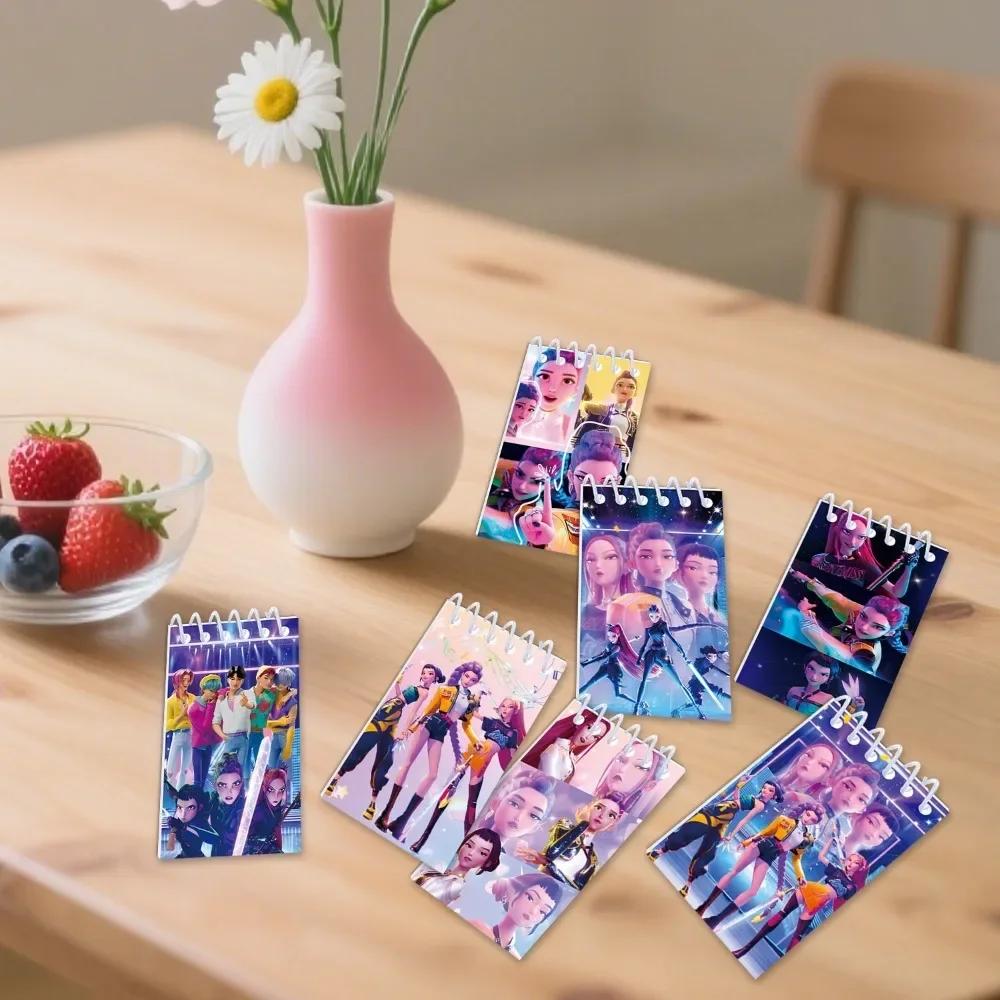 **10 Stück Kpop Dämonenjäger Notizbuch Huntrix Ordner Anime Muster Schreibwaren Back To School Geschenke 10*6cm**