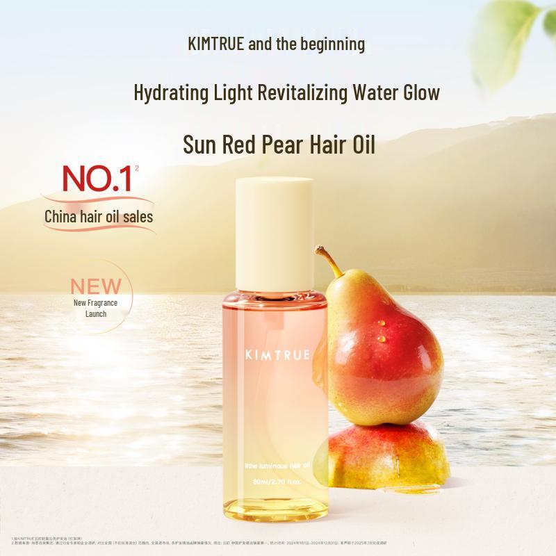 KIMTRUE Light & Bright Red Pear Hair Oil
