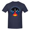 1 Piece Rocket Art Funny 100 Cotton Tshirt Fly To The Moon Tops Tees For Unisex