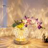 Berührungssteuerung Nachttischlampe Blume Tischlampe, 3 Farben Orchidee Nachtlicht, Wiederaufladbar Kabellos Dimmbar Künstlich Kreativ DIY Florale Leuchte LED mit