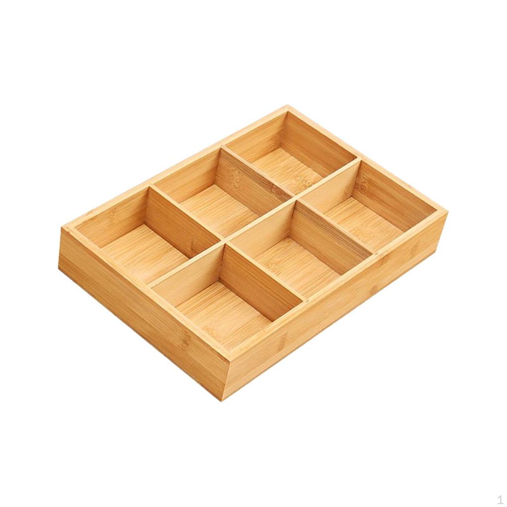 Bambus Obstschale Dessert- und Gemüseaufbewahrungsfach Süßigkeiten Nüsse Servieren für