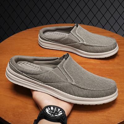 Fashion 2024 Summer Blue Loafers Men Classic Canvas Flats Shoes Women Comfortable Breathable Men Casual Shoes Slip-on Espadrilles