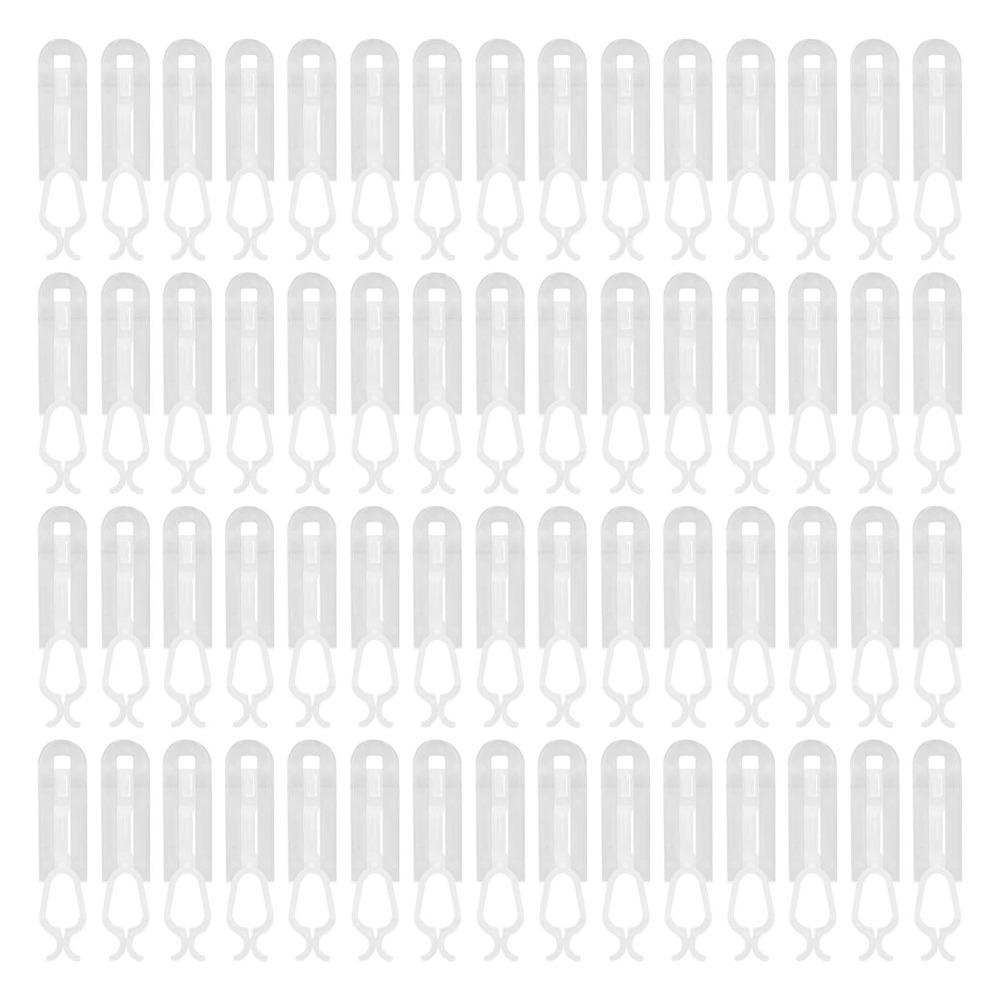 60Pcs Waterproof Roof Christmas Light Clips 1.8 X 2 X 8.5cm Outdoor Light Clips  Shingle Application