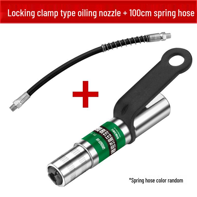Green Forest High-Pressure Manual Locking Grease Gun Nozzle Set