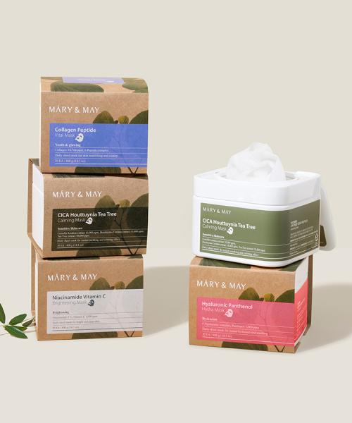 Mary & May Collagen Peptide Vital Mask 30 Sheets/400g