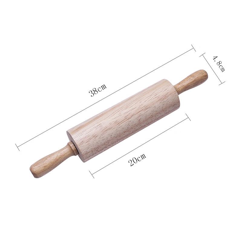 LONSAN Rubberwood Rolling Pin