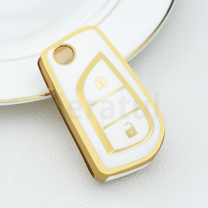 Tpu Car Key Cover Case Shell Fob For Toyota Auris Corolla Avensis Verso Yaris Aygo Scion Tc Im Camry Rav4 Forturner Hilux
