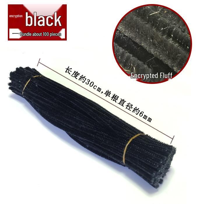 Super Dense Velvet Chenille Stems Sunflower Bouquet DIY Kit with Eco-Friendly Pipe Cleaners