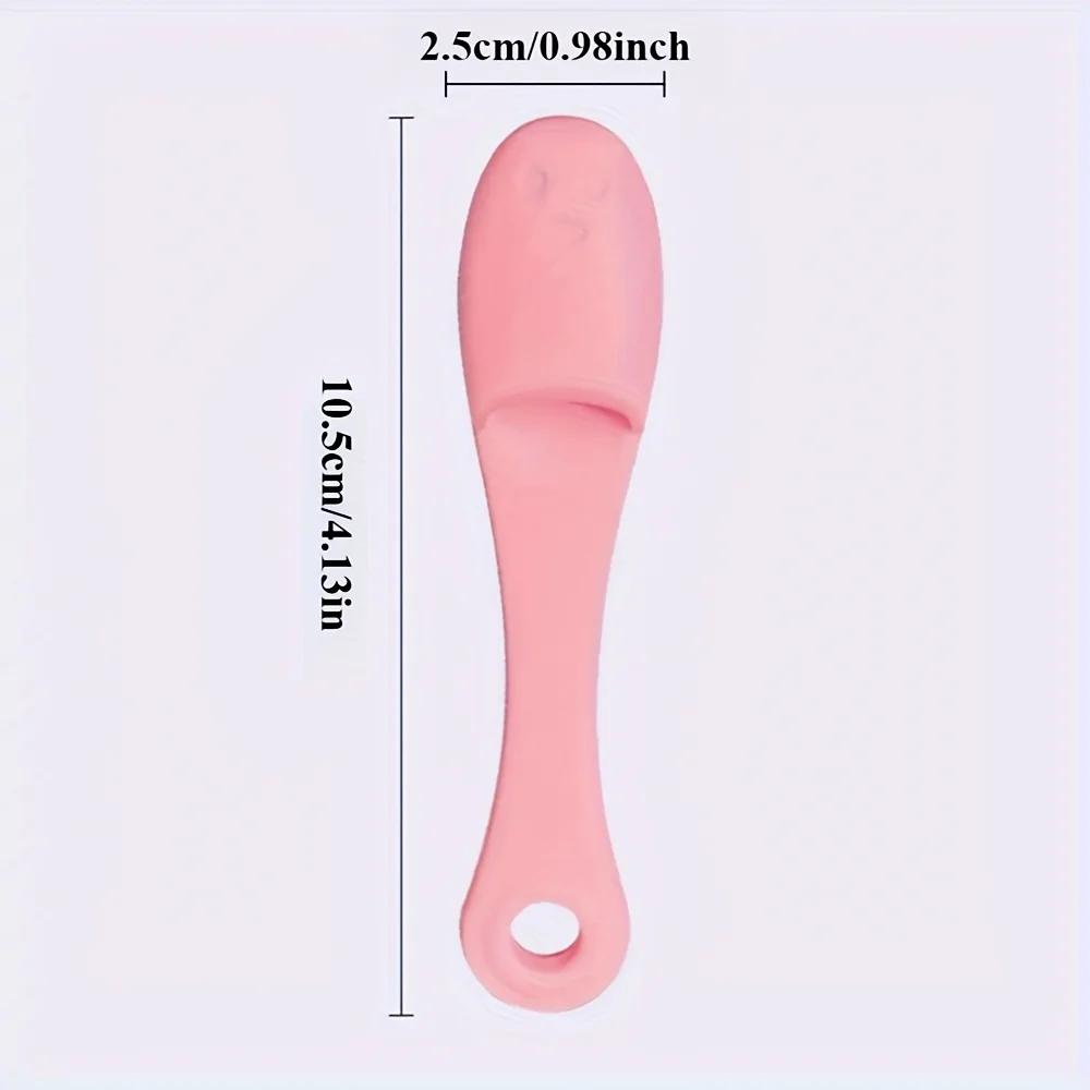 1pc Silicone Nose & Blackhead Cleaning Brush - Soft Bristle Facial Cleansing Brush for Pore Care,Gentle Exfoliating Massage Tool