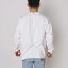 EMBLEM TEE Long Sleeve Oversized NYN-JEWELRY L/S Men's T-Shirt, (L, WHT)