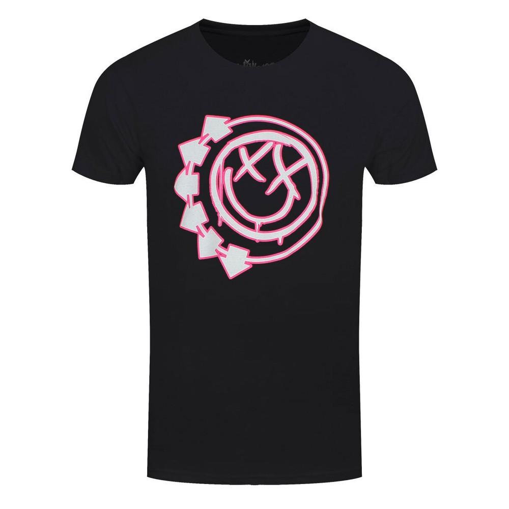 

Blink 182 T-Shirt Six Arrows Smile Rock Official New Black M