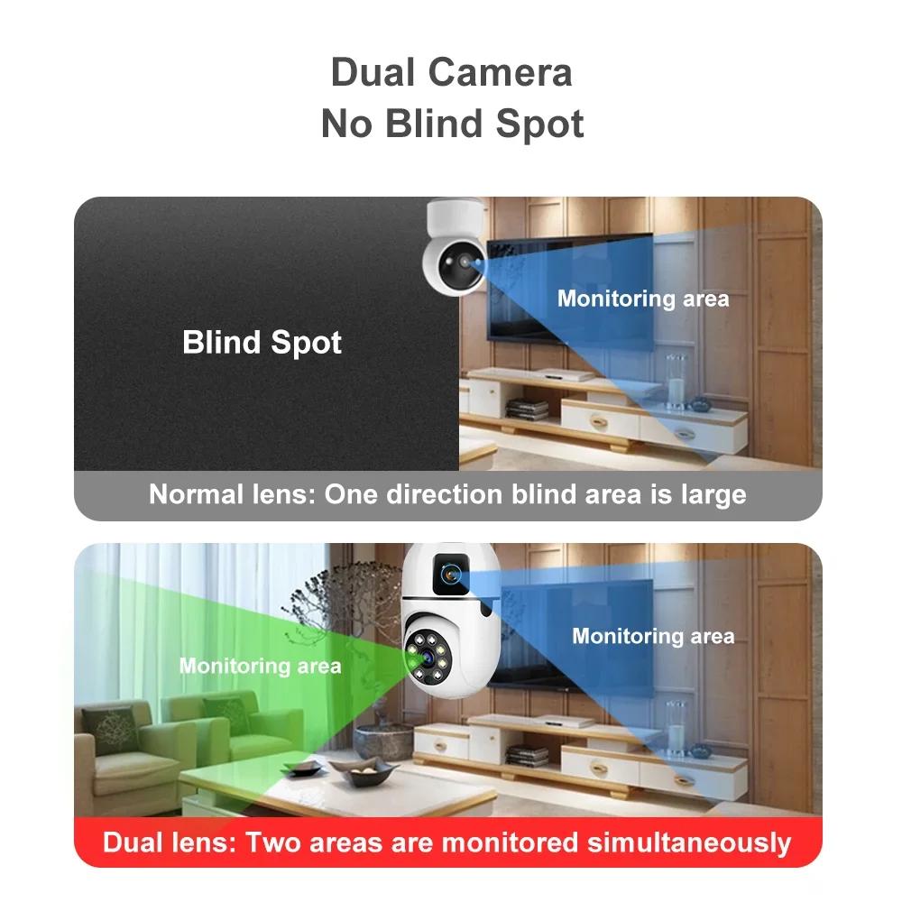 4K IP Camera 8MP Speed Dome AI Automatic Tracking Night Vision PTZ Camera Smart Home Indoor Wireless Wifi Camera Surveillance
