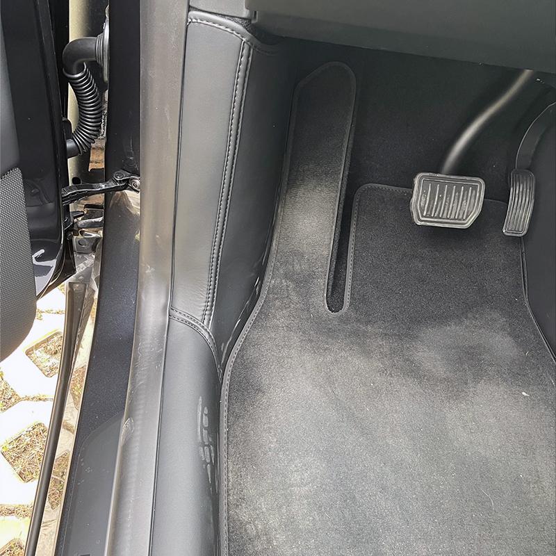 New Tesla Model 3 Highland Model Y Juniper Leather Anti-Kick Pad White Interior Accessories Scratch Guard Non-Damage Installatio
