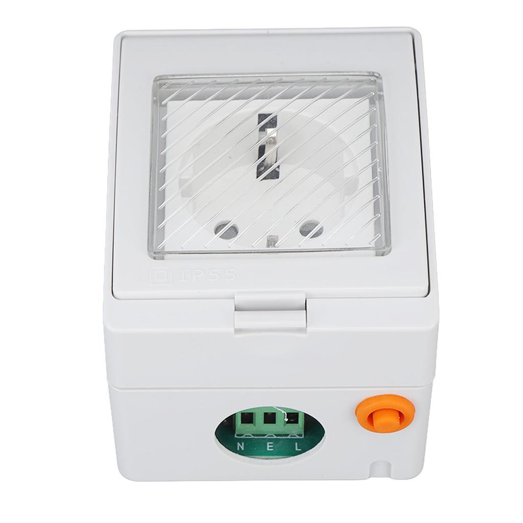 WLAN Smart Steckdose PC ABS IP55 Wasserdicht APP Fernbedienung Steckdose für Badezimmer Außenbereich