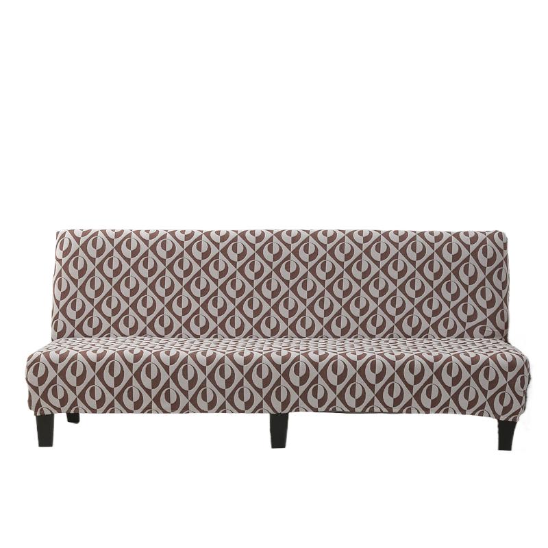Vollumwickelbare Jacquard-Dichtgewebte Futon-Abdeckung, Elastische Futon-Sofa-Schutzhüllen, Sofabezug Für Kinder, Haustiere, Leicht zu Waschen S(length 120-155cm)