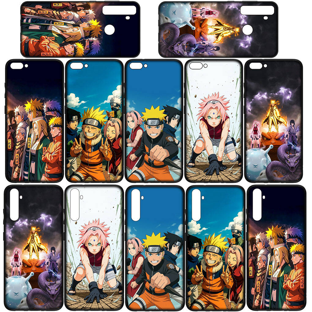 Phone Case for iPhone 17 15 16 Plus Redmi Note 14 12 11 13 Pro Max Huawei P30 P20 Lite OPPO A60 A40 A80 A54 Haruno Sakura Sasuke Kakashi Narutos Cover