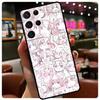 Kawaii Japan Girls Harajuku Pink Phone Case For Samsung Galaxy S25 S24 S23 S22 S21 S20 Ultra S9 S10 Plus S25 FE S24 FE Cover