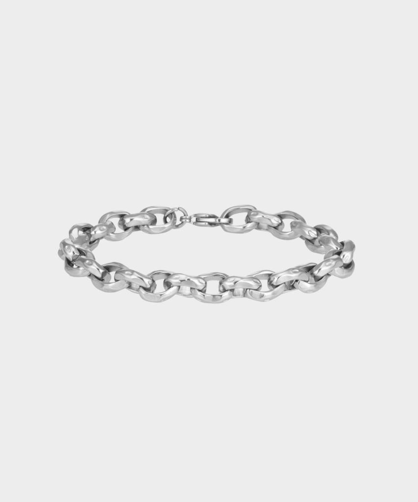 Maz Steel Heavy Bold Cutting Chain Bracelet