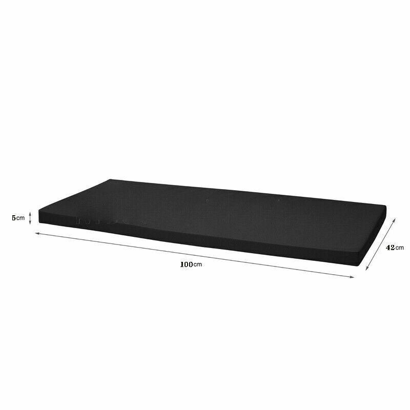 3-seater Outdoor Garden Swing Seat Cushion Sponge Waterproof Bench Seat Cushion Garden Decoration Chair Cushion