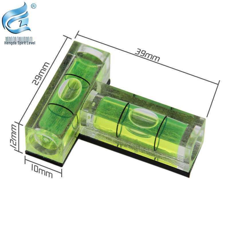 Magnetic T-Shaped Mini Level Ruler with Multiple Models
