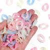 50pcs/lot Dreamy Candy Color Acrylic Chain Buckle For Jewelry Making Connectors DIY Necklace Bracelet Earrings Accessories