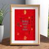 Enhanced Photo Frame: Creative Calligraphy Hollow Design for Tabletop Display
