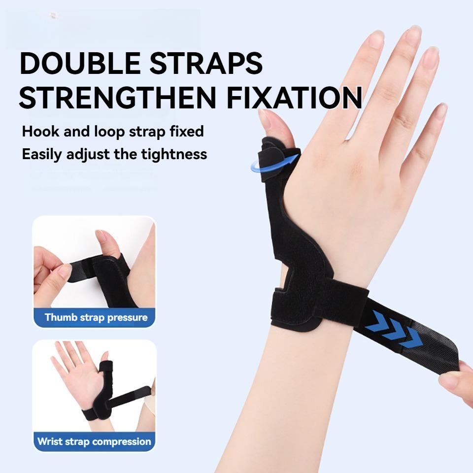 1Pcs Breathable Wrist Support Thin And Light Aluminum Plate Fixed Thumb Tendon Sheath Wrist Guard Double Binding Straps Unisex