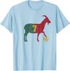 Goat 7 Funny Football Soccer Cool Sport Present Gift Unisex T-Shirt
