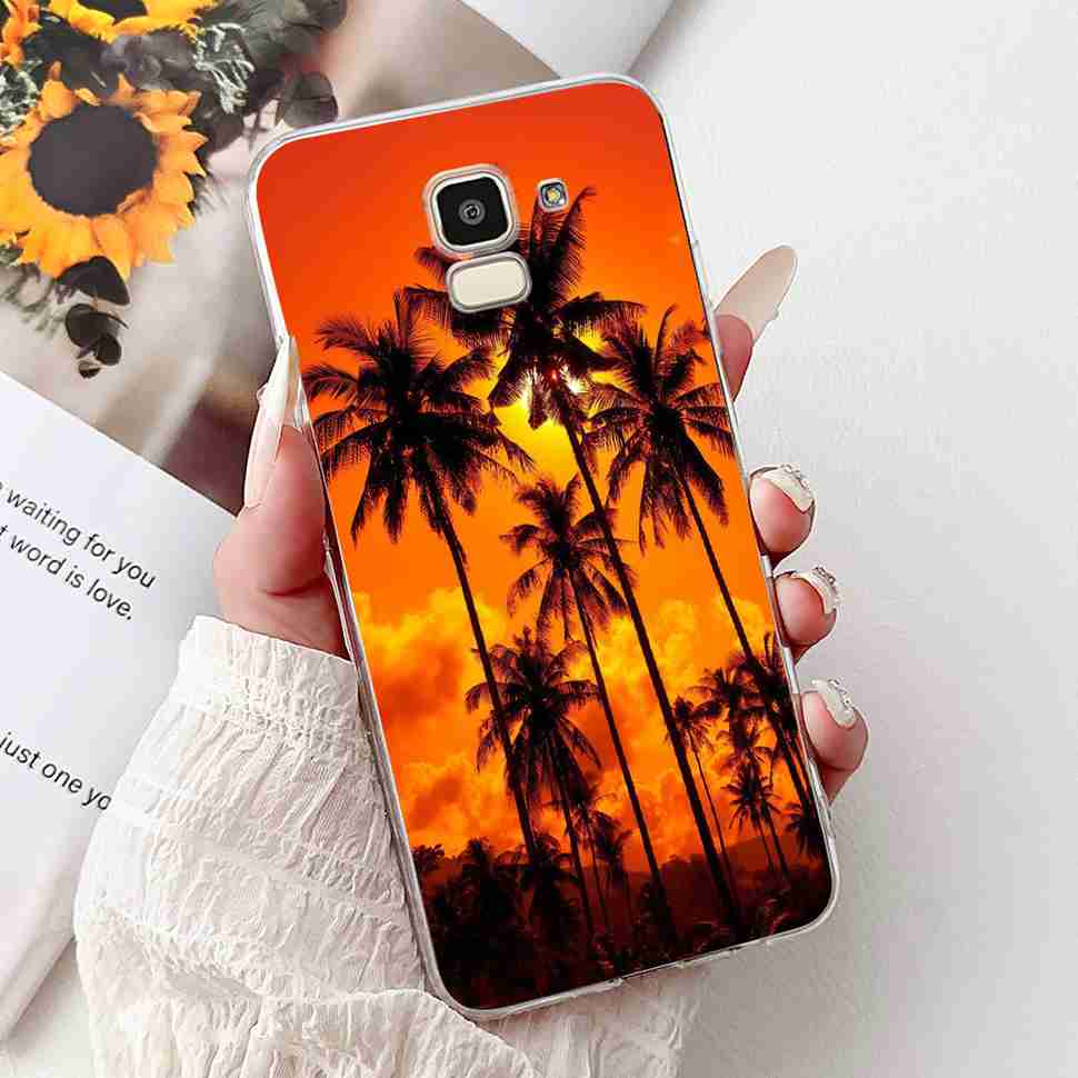 For Samsung Galaxy J6 2018 SM-J600F Case Popular Love Cool Tiger Soft Silicone TPU Cover For Samsung j6 J6 2018 Phone Shell Bag