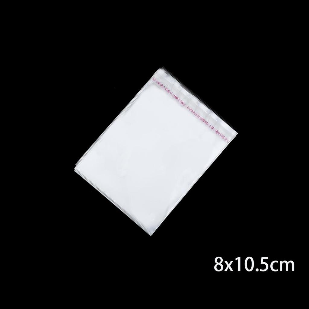 100/200 Stück OPP Transparente Selbstklebende Tasche Handgefertigte Zubehörtasche Verpackung
