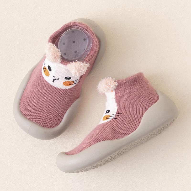 2026 Spring Kids Cartoon Sock Shoes: Soft Sole Slip-on for Boys & Girls