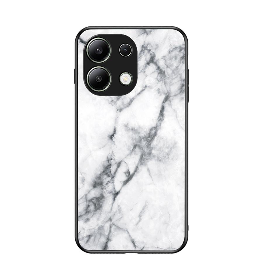 Marbling Tempered Glass Phone Case For Vivo V30 V40 SE V25 V27 V23 Y75 Y55 Y28 5G Realme C65 C51 C61 GT 6 6T OPPO A40 A98 A78 A79 A74 A80 5G A60 Cover