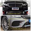For Mercedes Benz E Class W213 Sport E260 E300 2016 2017 2018  Car Accessories Front Fog Lamp Strips Trim Cover Carbon Fiber
