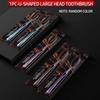 6PCS/5PCS/1PC - Long head, short head soft bristled toothbrush with fine bristles, efficient for cleaning teeth